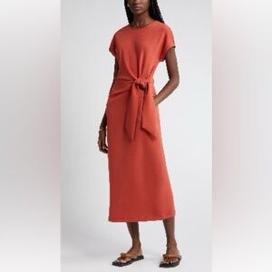Nordstrom Terracotta Midi Dress